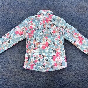 North Face ThermoBall Jacket Pink Floral Size XS 6 Excellent Condition
